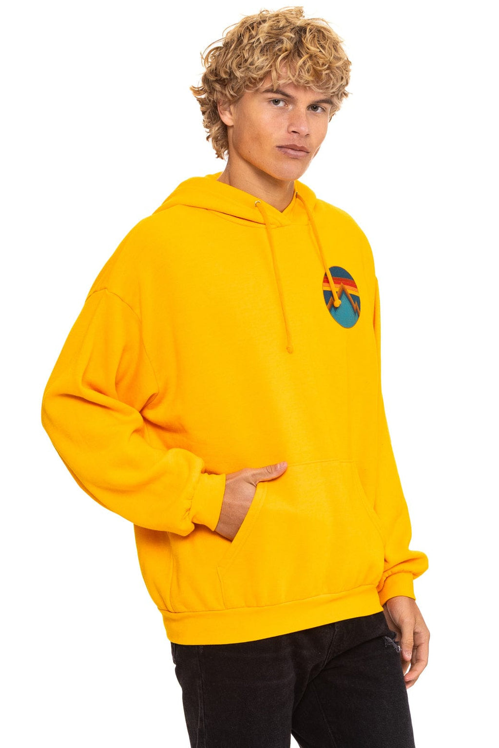 Retro ALL SEASONS RELAXED PULLOVER HOODIE - GOLD