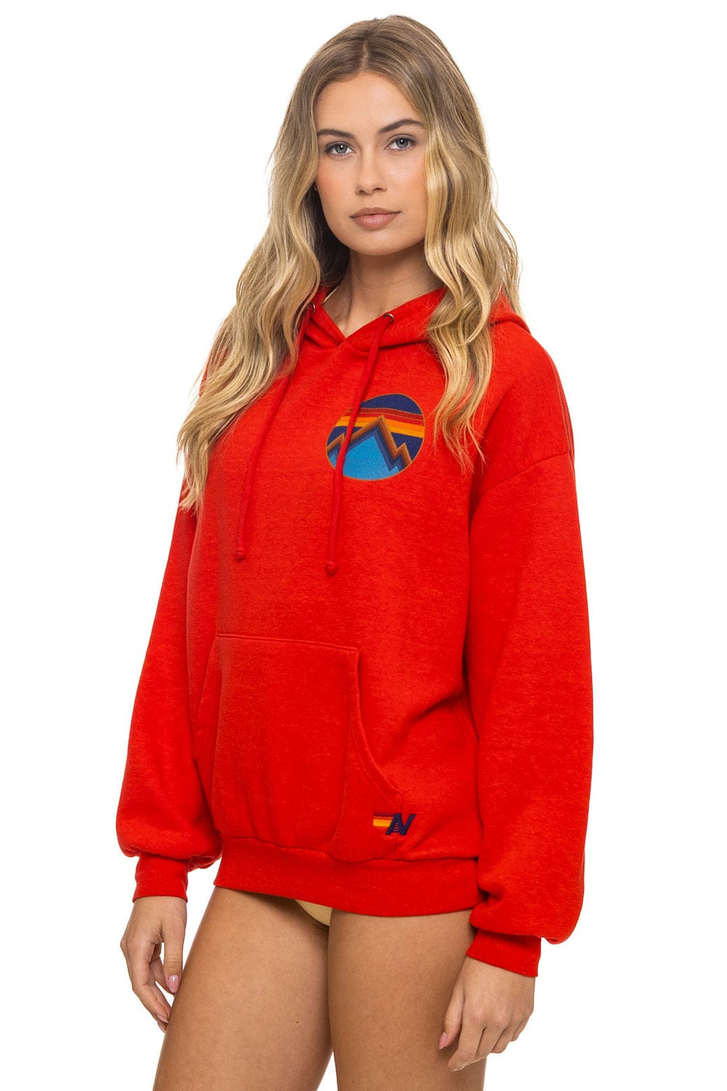 Retro ALL SEASONS RELAXED PULLOVER HOODIE - RED