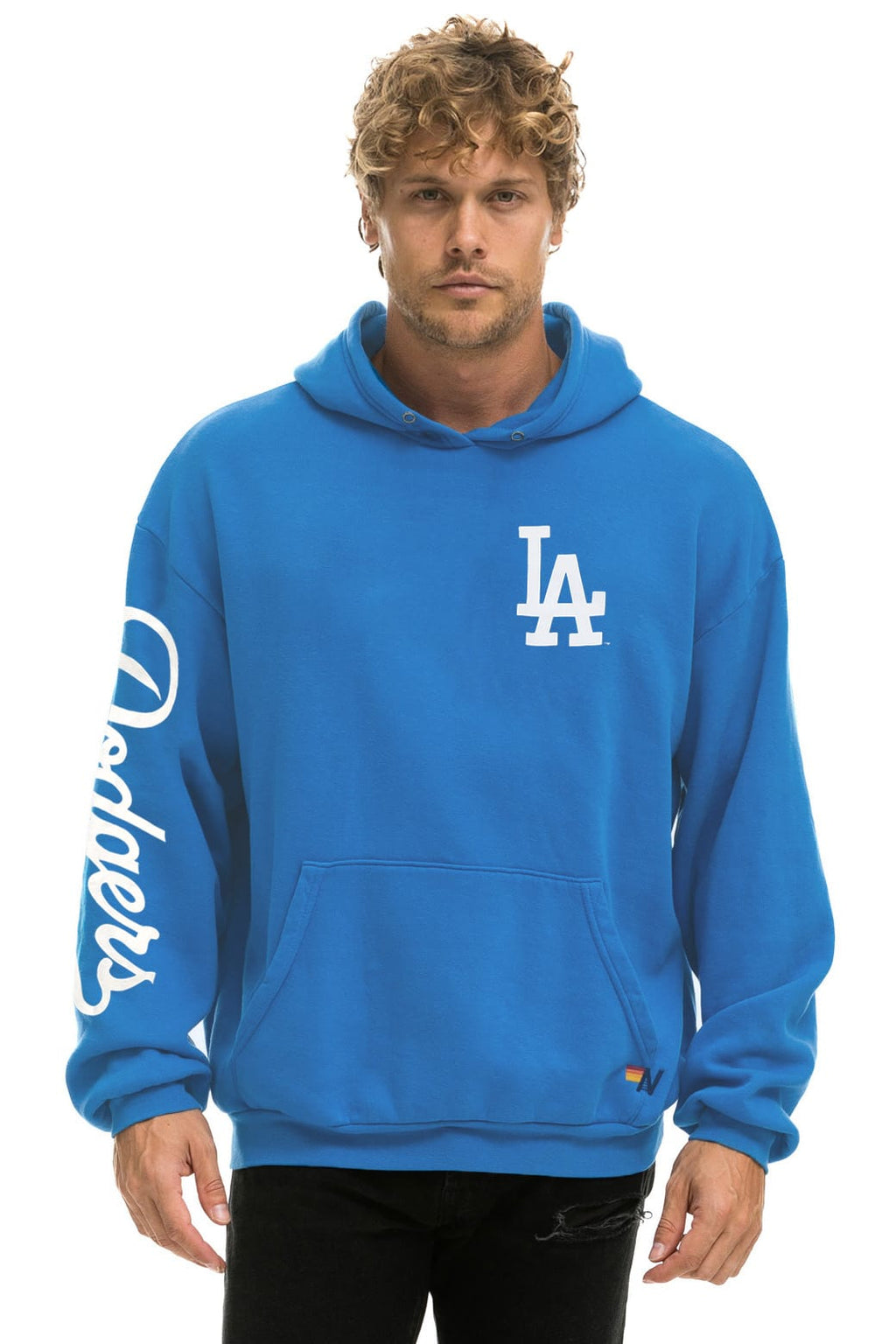 Retro LOS ANGELES DODGERS 2026 RELAXED PULLOVER HOODIE - COBALT
