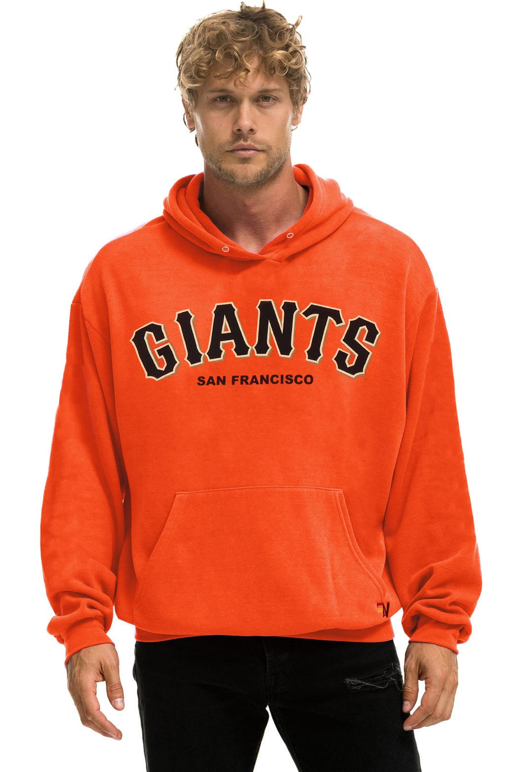 Retro SAN FRANCISCO GIANTS 2026 RELAXED PULLOVER HOODIE - ORANGE