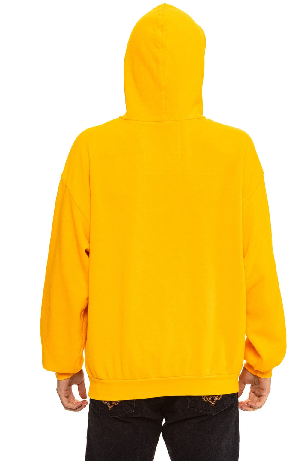 Retro LOGO PULLOVER RELAXED HOODIE - GOLD