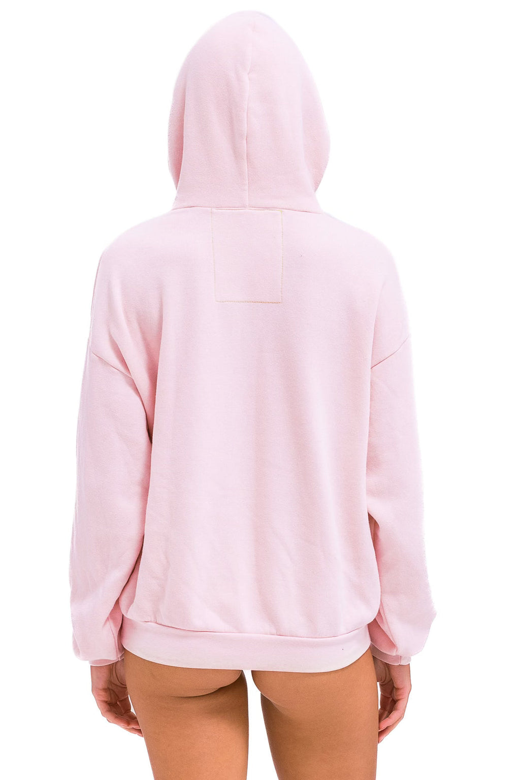 Retro LOGO PULLOVER RELAXED HOODIE - LIGHT PINK