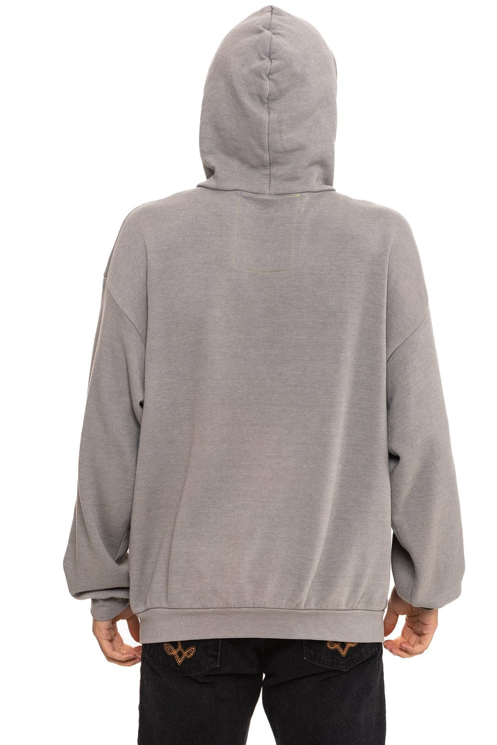Retro LOGO PULLOVER RELAXED HOODIE - SLATE