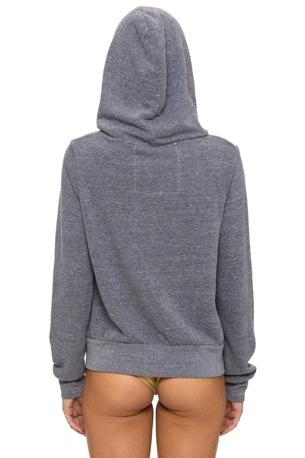 Retro ALL SEASONS CIRCLE ZIP HOODIE - HEATHER GREY