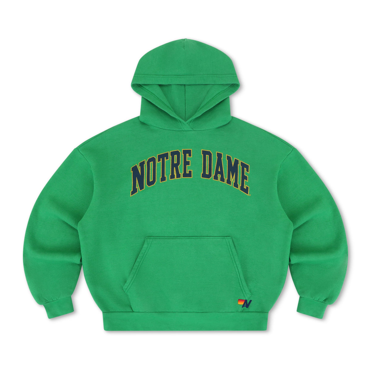 Retro NOTRE DAME 2026 PULLOVER HOODIE RELAXED - KELLY GREEN