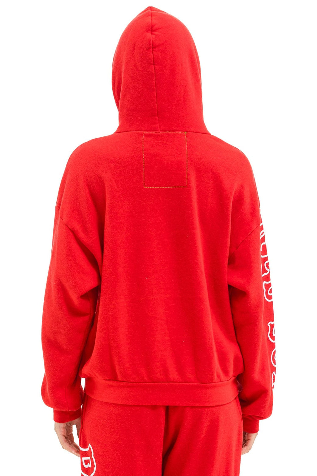 Retro RED SOX RELAXED PULLOVER HOODIE - RED