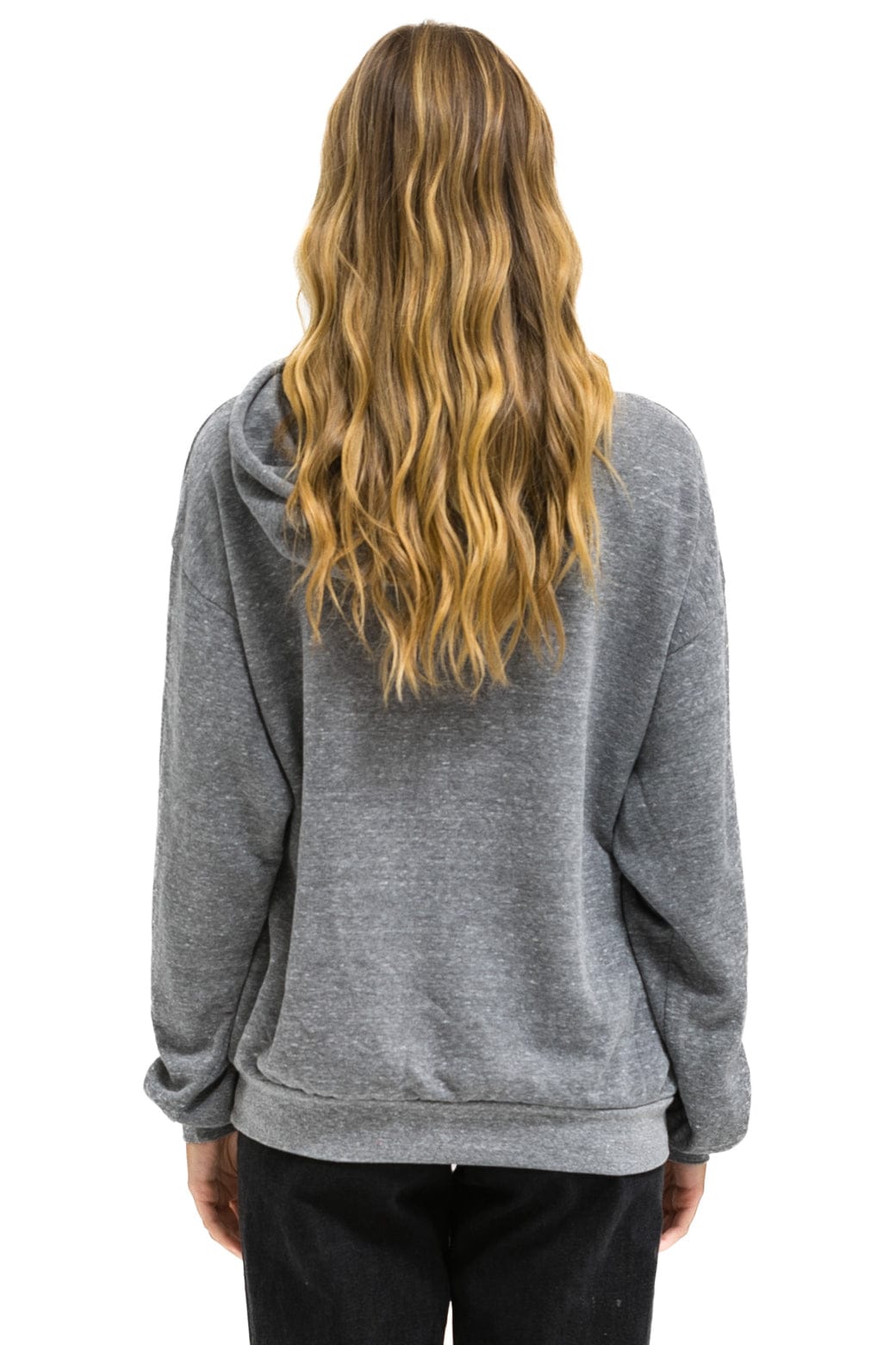 Retro UNIVERSITY OF TEXAS STATE LOGO PULLOVER HOODIE RELAXED - HEATHER
