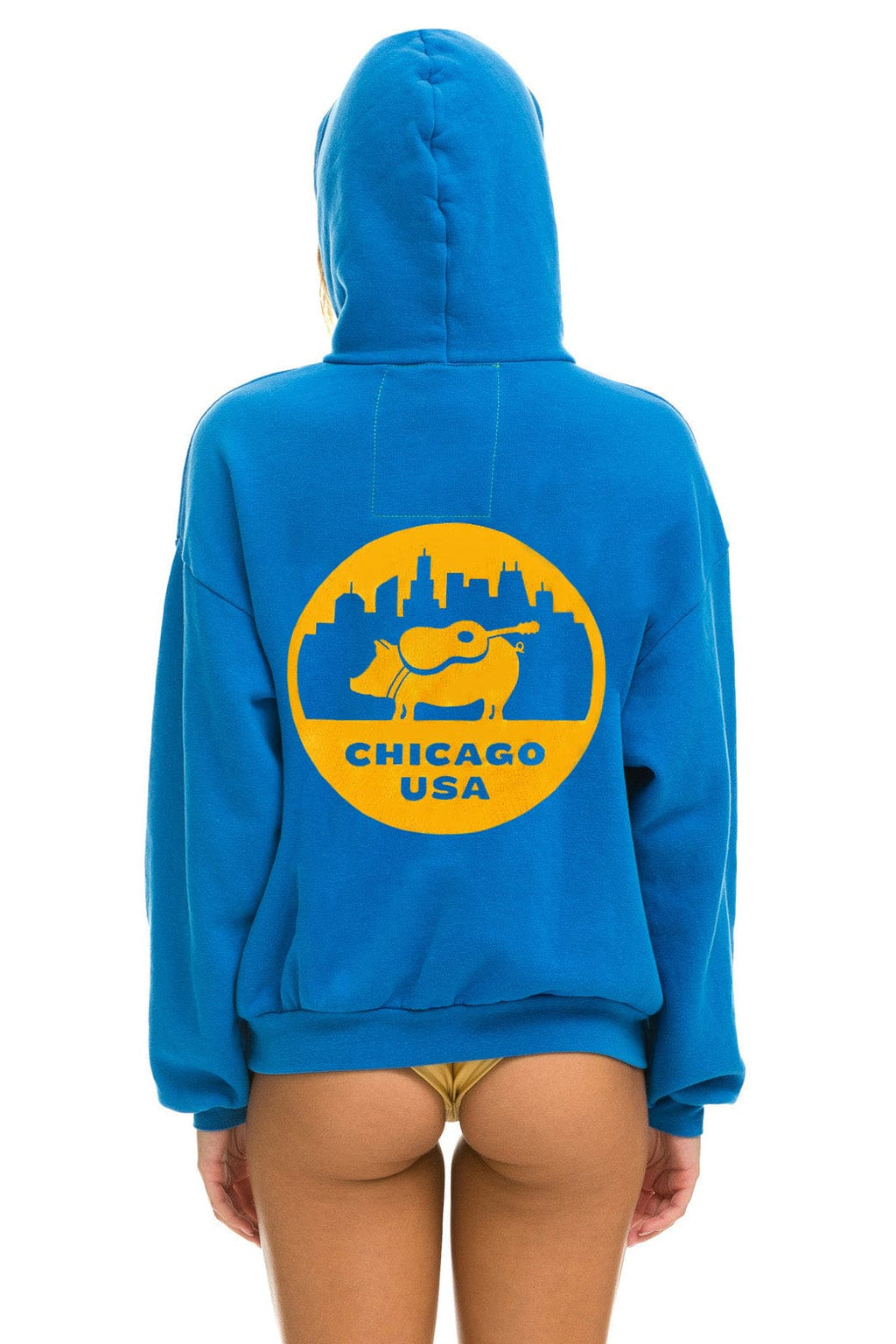 Retro WINDY CITY SMOKEOUT 2025 PULLOVER HOODIE RELAXED - OCEAN