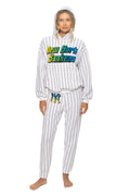 Retro NEW YORK YANKEES PINSTRIPE 2026 SWEATPANTS - WHITE NAVY