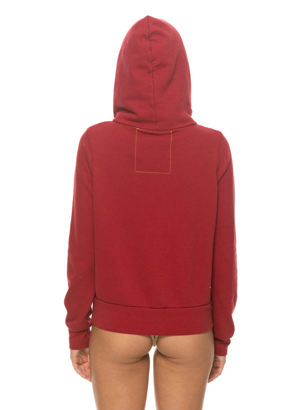 Retro 5 STRIPE HOODIE - CRIMSON