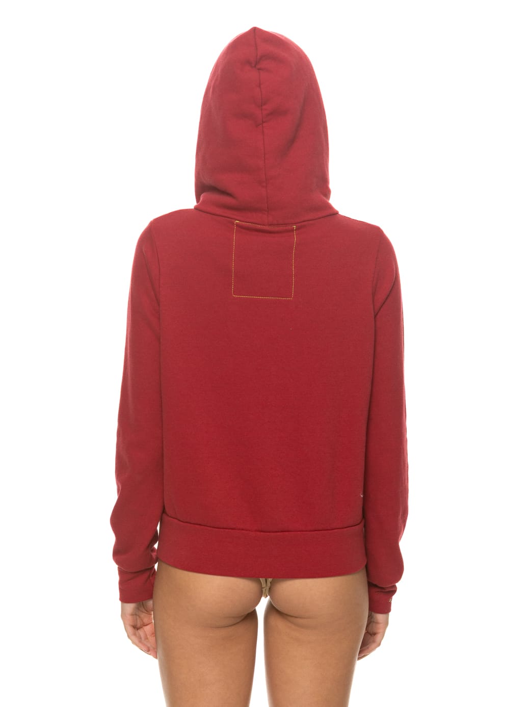 Retro 5 STRIPE HOODIE - CRIMSON