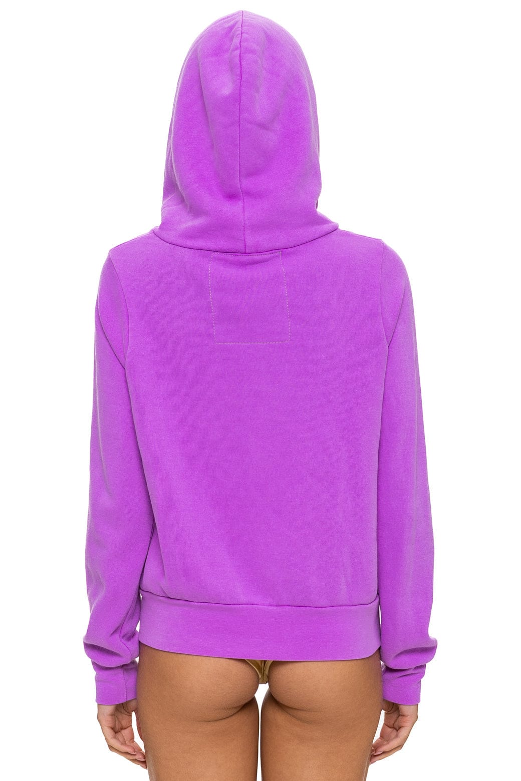 Retro 5 STRIPE HOODIE - NEON PURPLE