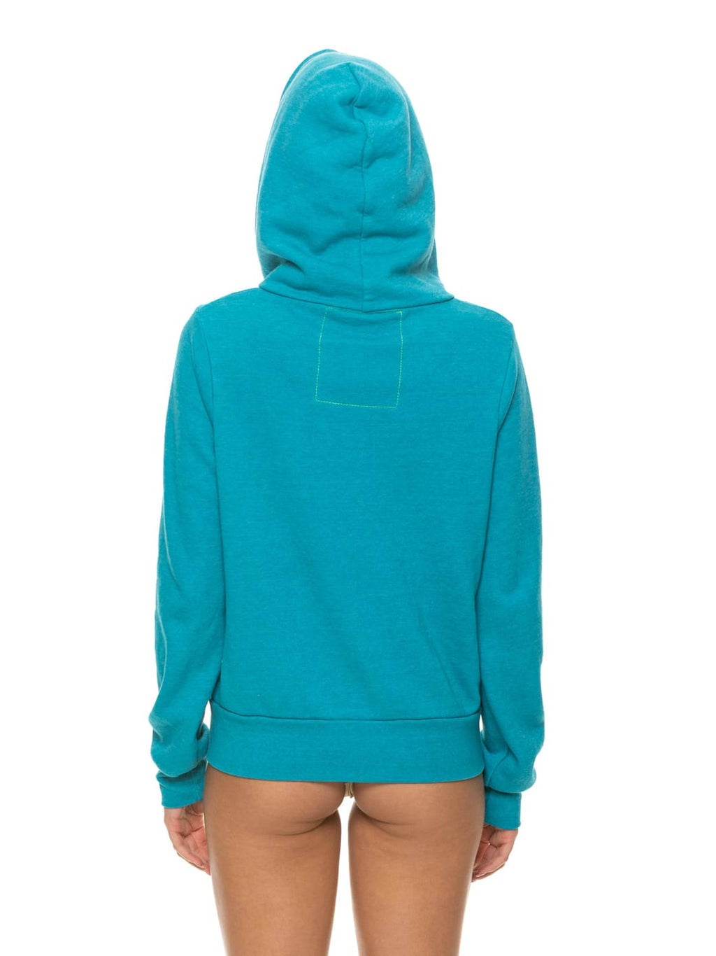 Retro 5 STRIPE HOODIE - TEAL