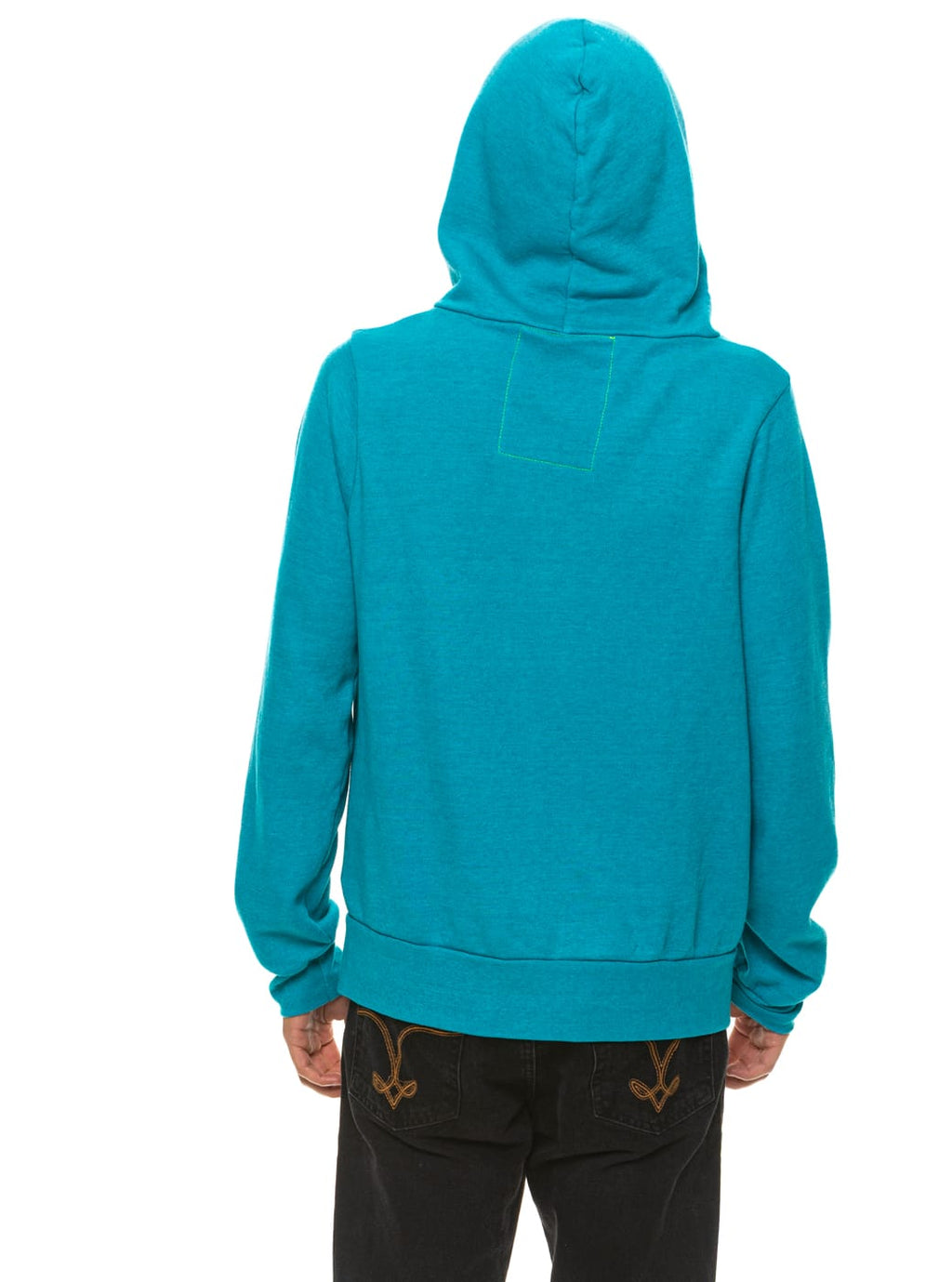 Retro 5 STRIPE HOODIE - TEAL