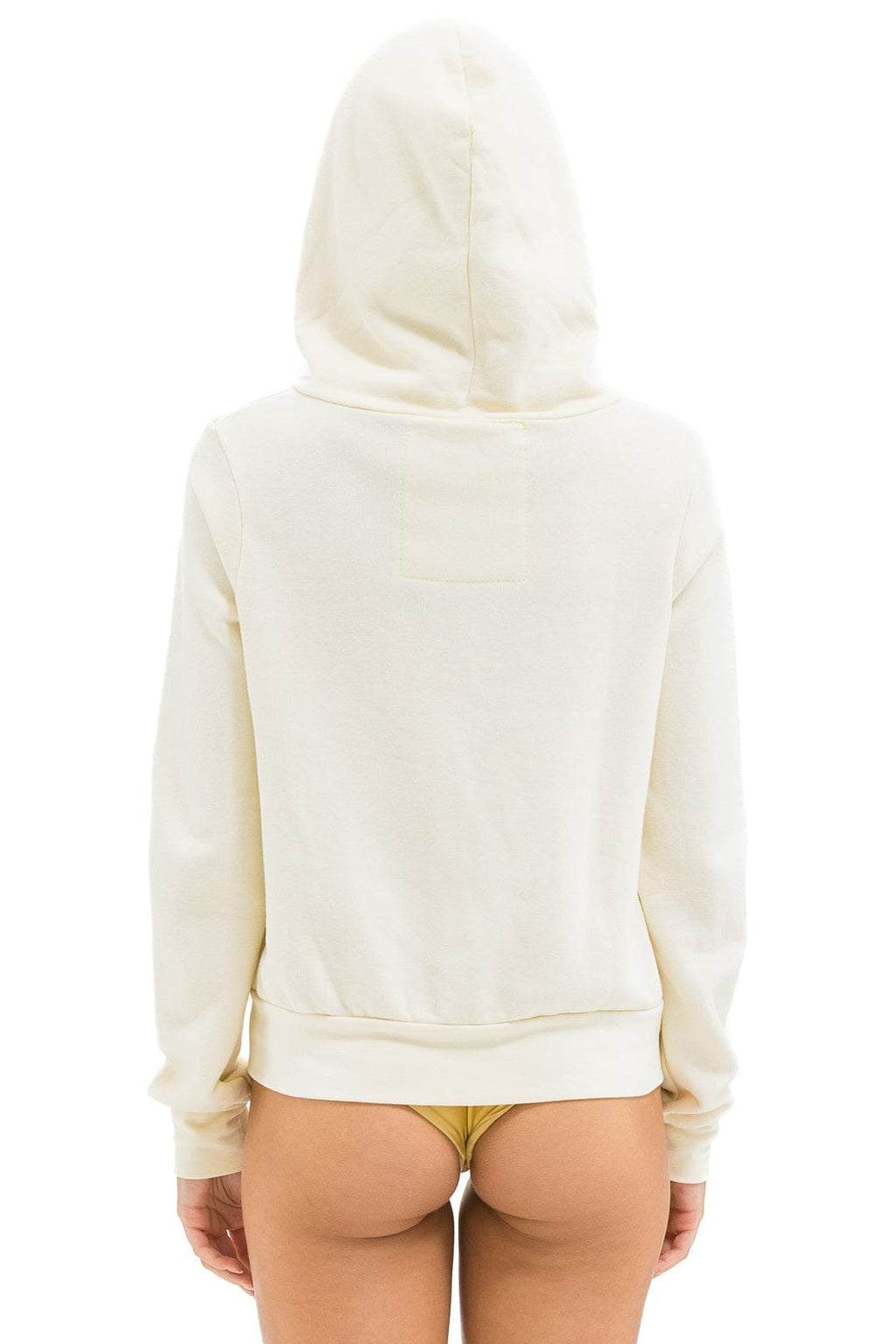 Retro 5 STRIPE HOODIE - VINTAGE WHITE WHITE NEON