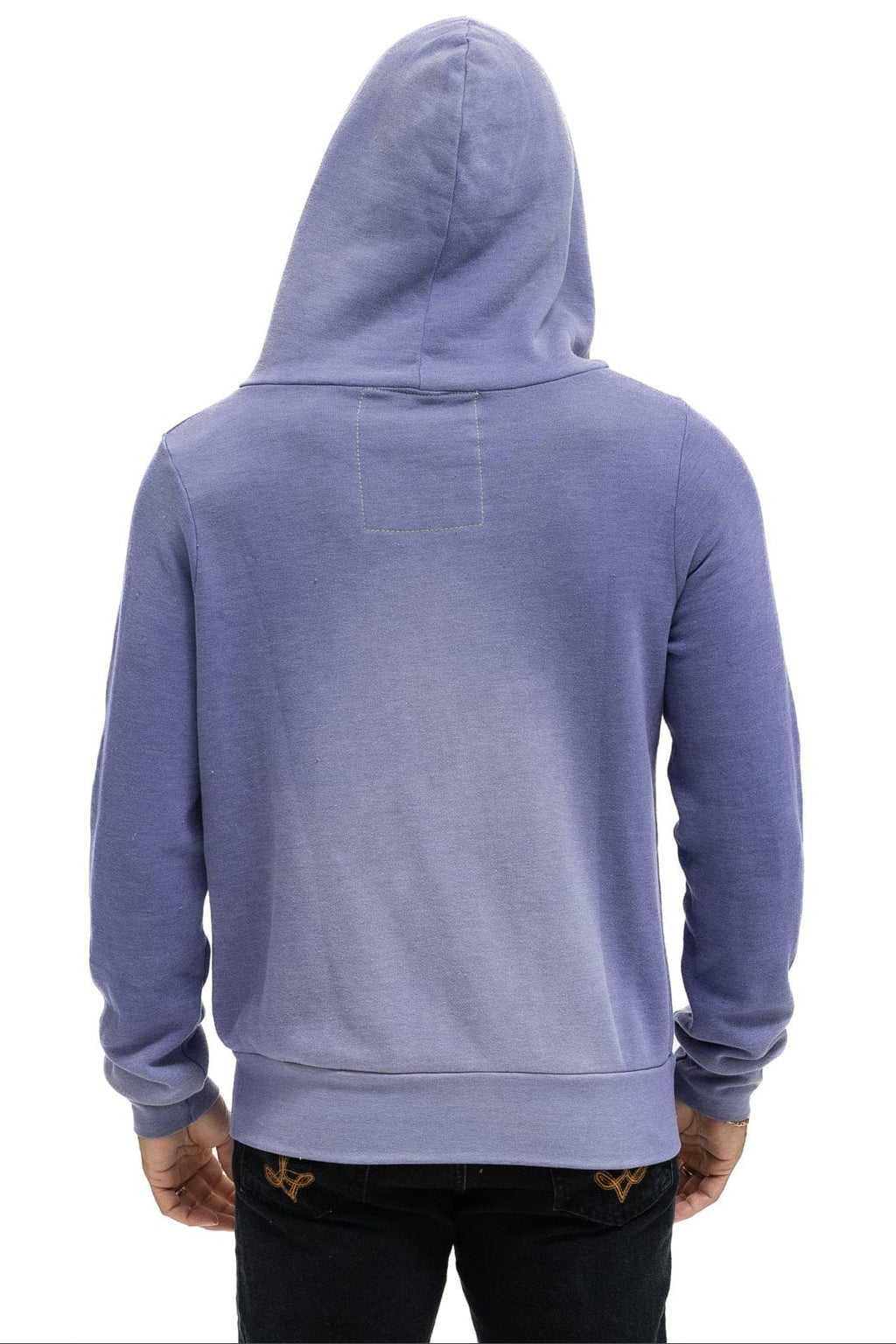 Retro VENICE SURFER ZIP HOODIE - FADED GRAPE