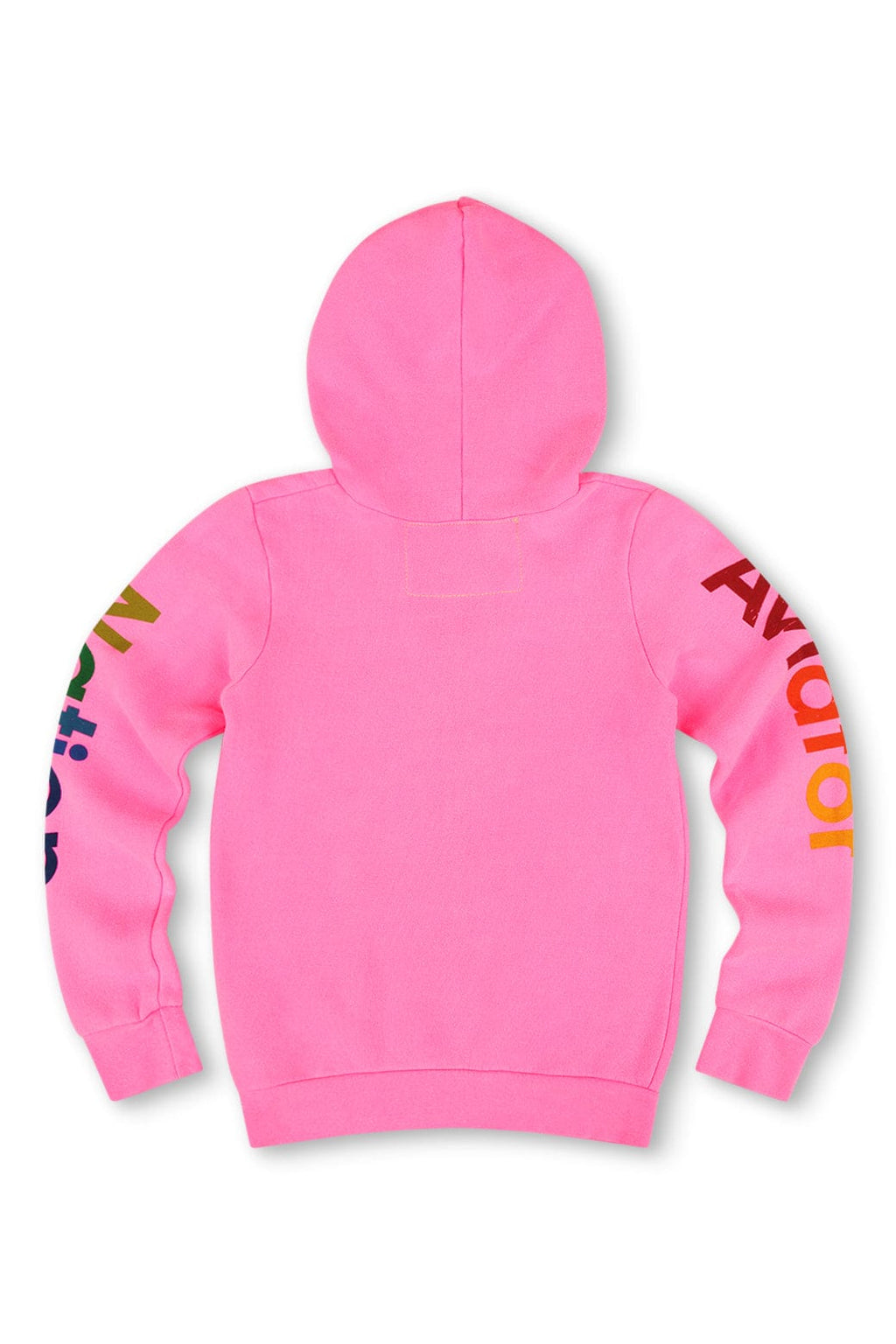 Retro KIDS AVIATOR NATION VENICE ZIP HOODIE - NEON PINK