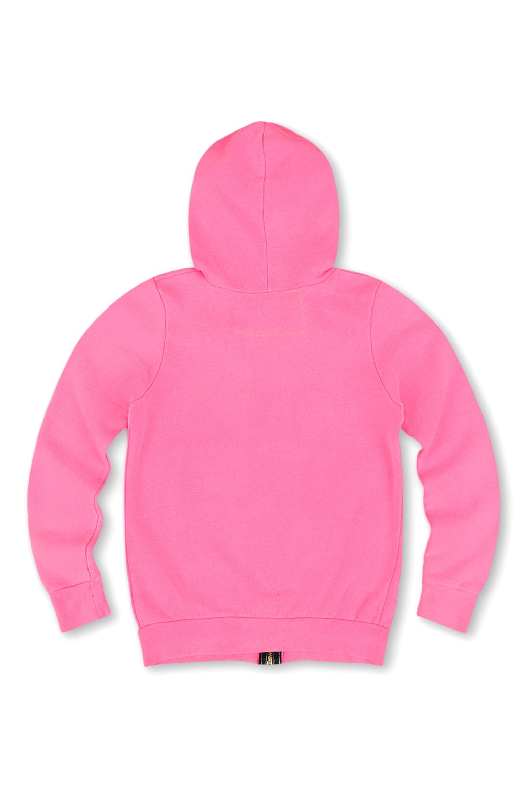 Retro KIDS 5 STRIPE HOODIE - NEON PINK