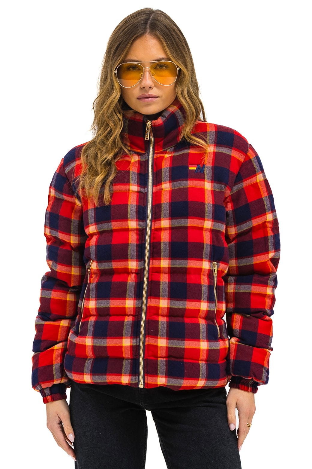 Retro UNISEX PLAID TRAVELER JACKET - RUGBY PLAID