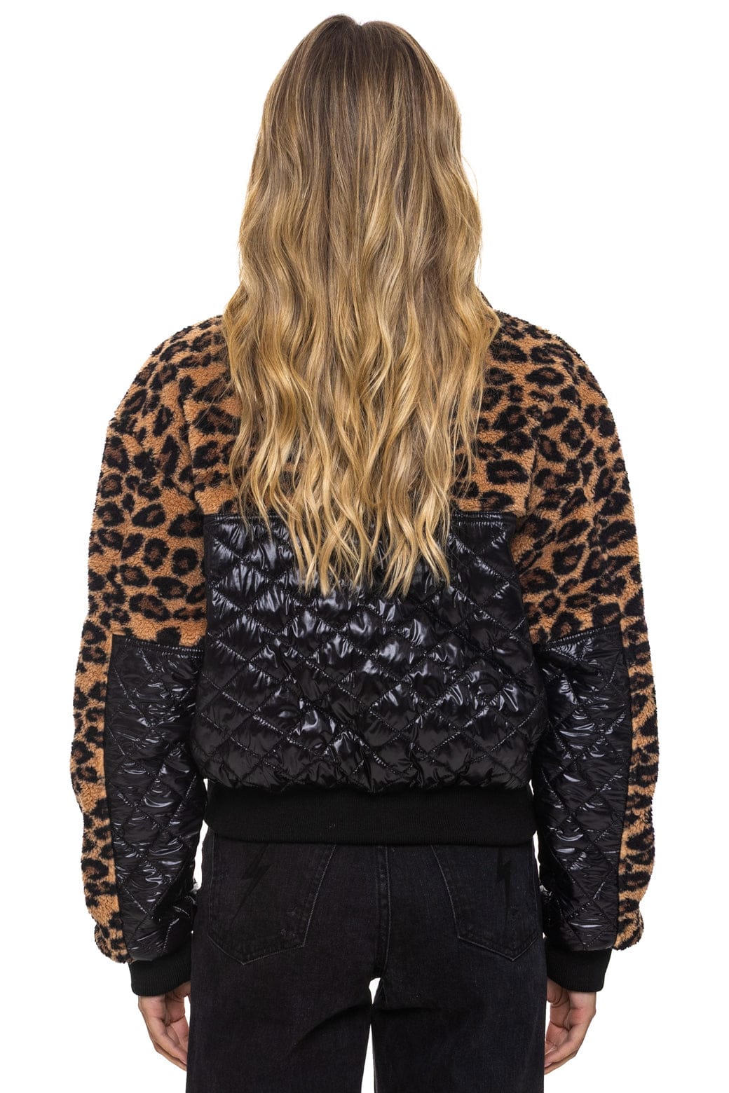 Retro TEDDY FULL ZIP JACKET - CHEETAH