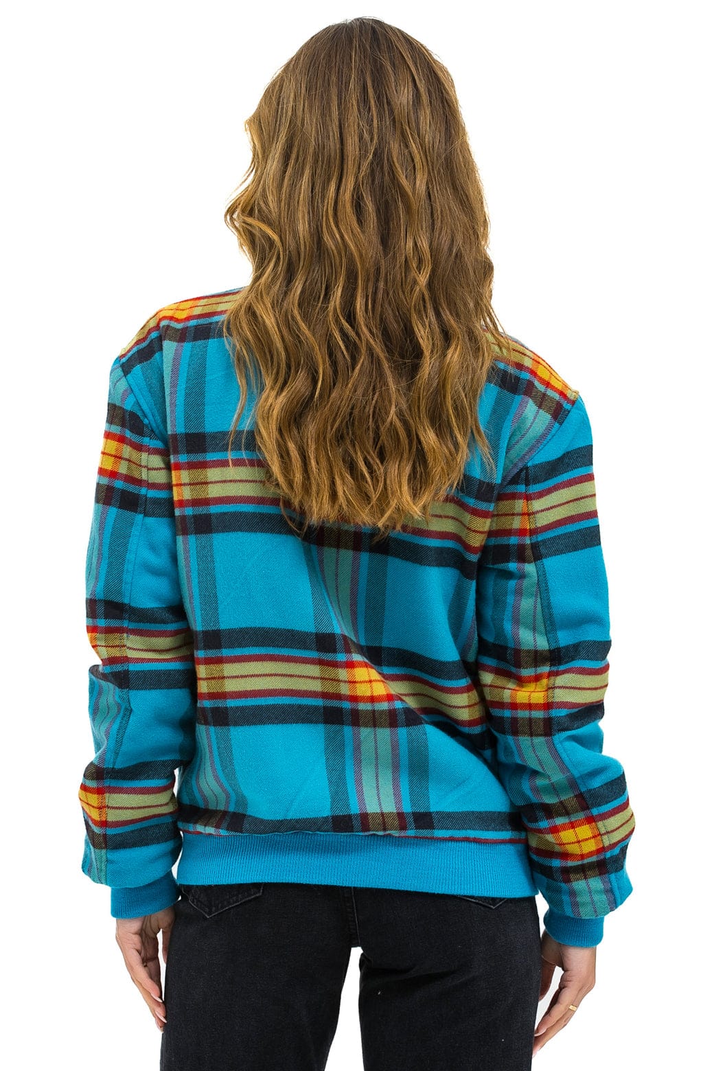 Retro PLAID UNISEX VARSITY JACKET - JACKSON PLAID