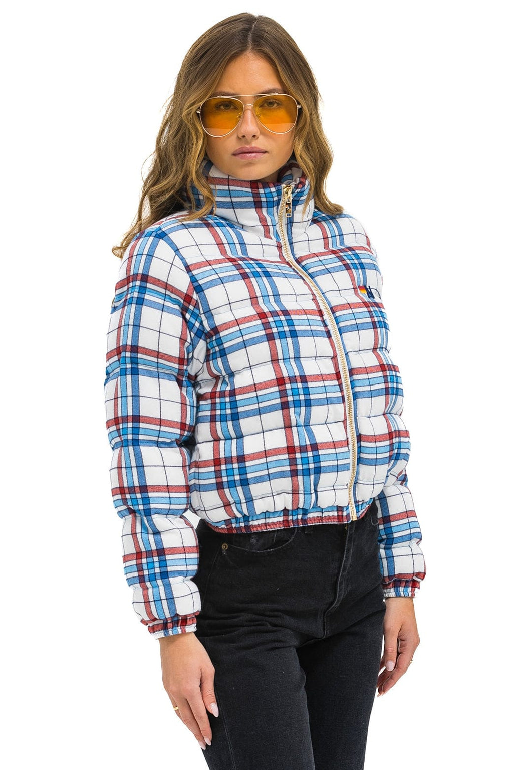 Retro APRES PLAID PUFFER JACKET - MONTAUK PLAID