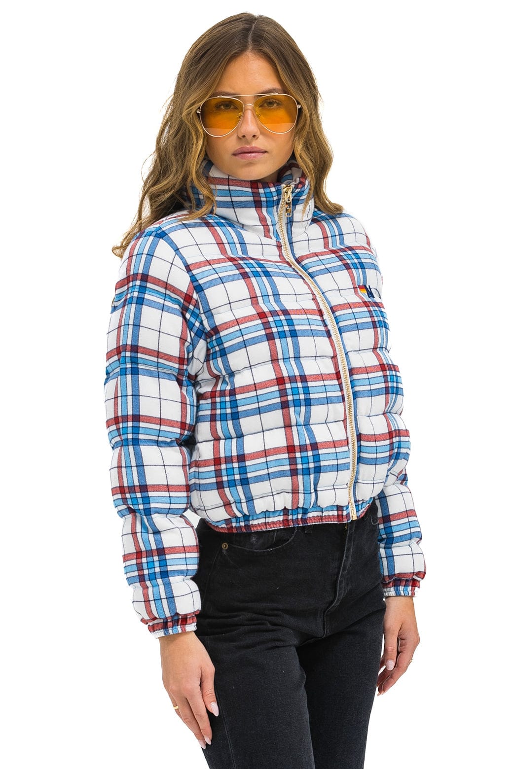 Retro APRES PLAID PUFFER JACKET - MONTAUK PLAID