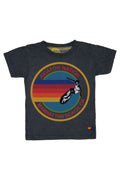Retro KIDS AVIATOR NATION MANHATTAN BEACH TEE - CHARCOAL