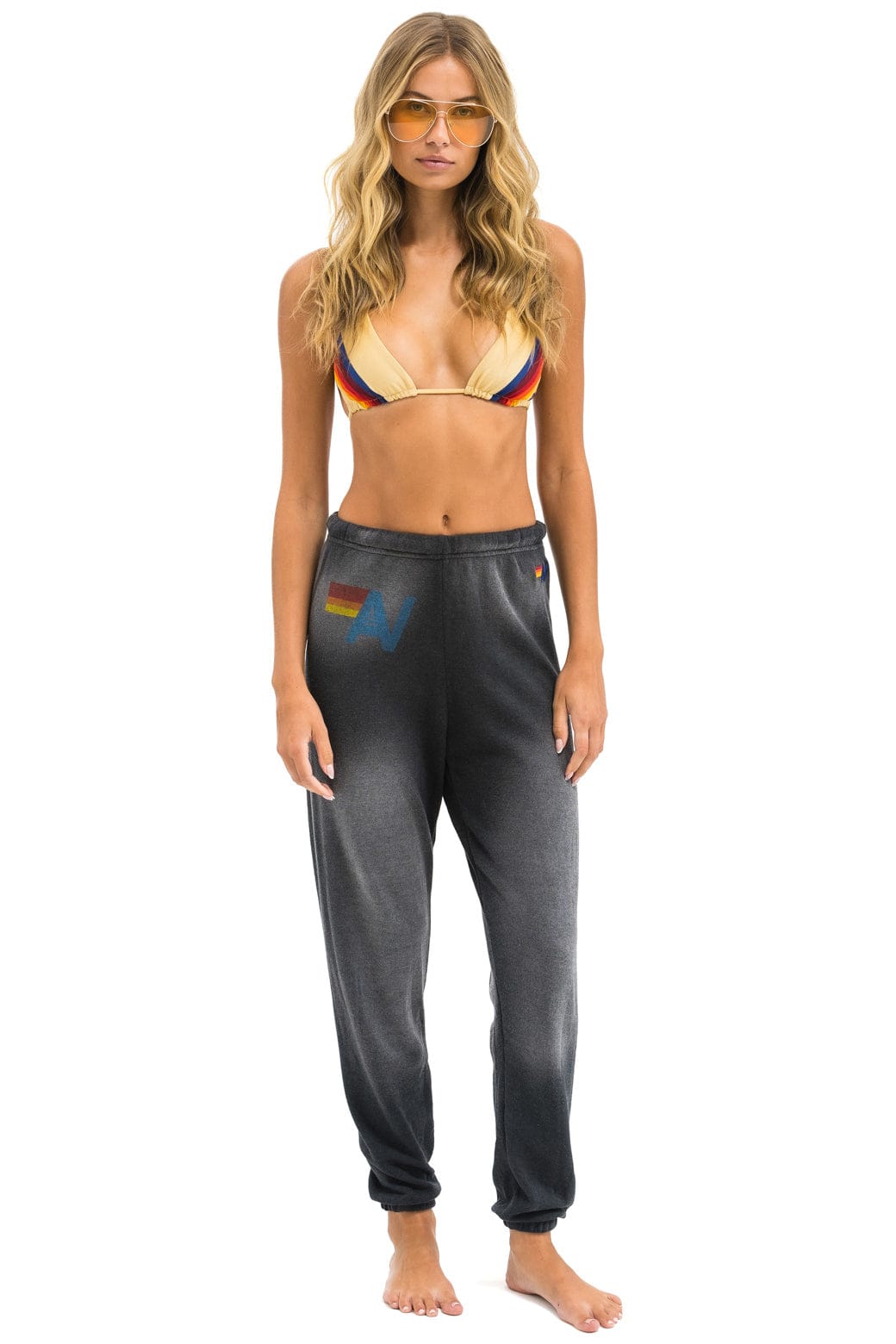 Retro VINTAGE LOGO SWEATPANTS - FADED SMOKE