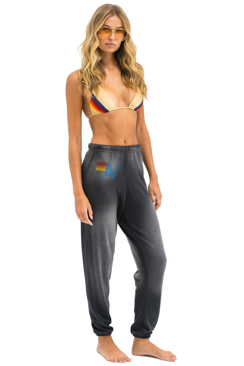 Retro VINTAGE LOGO SWEATPANTS - FADED SMOKE