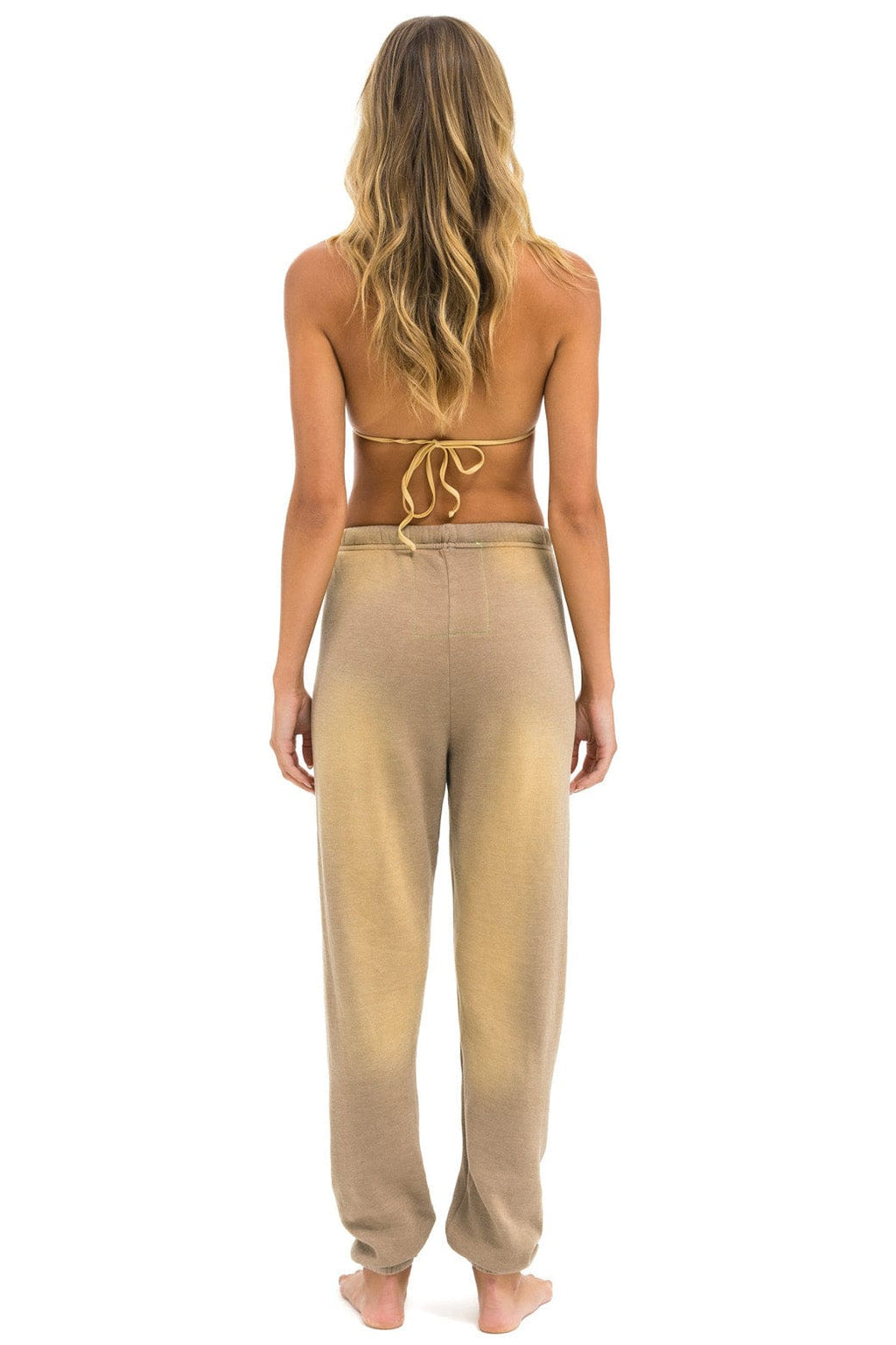 Retro VINTAGE LOGO SWEATPANTS - FADED TAN