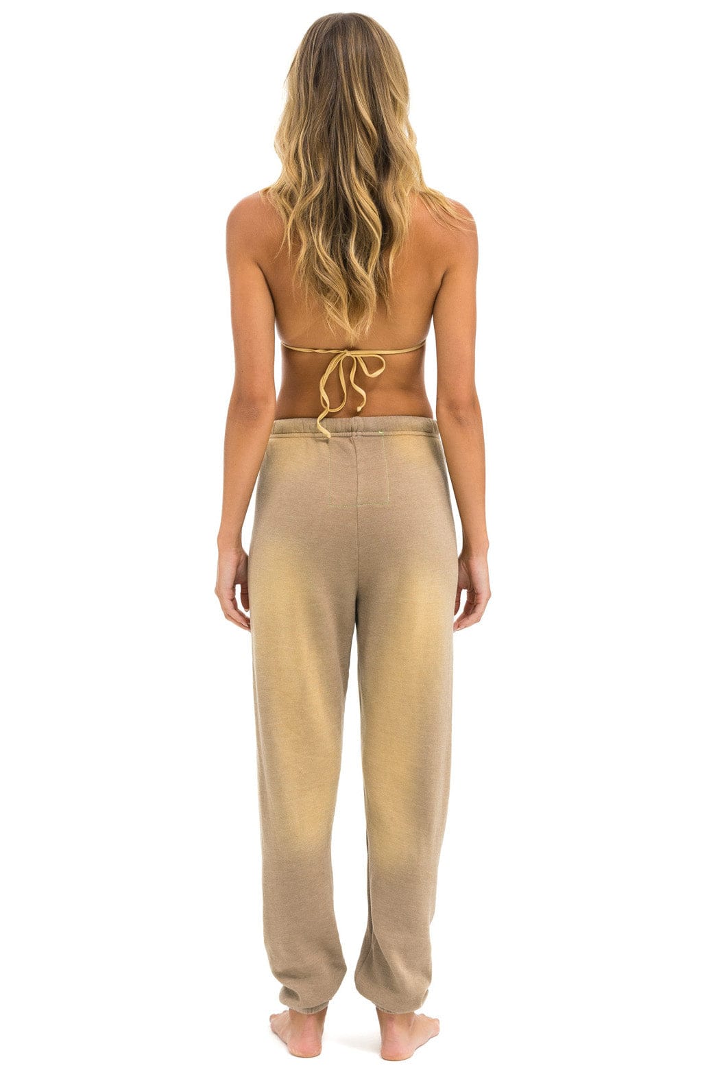 Retro VINTAGE LOGO SWEATPANTS - FADED TAN