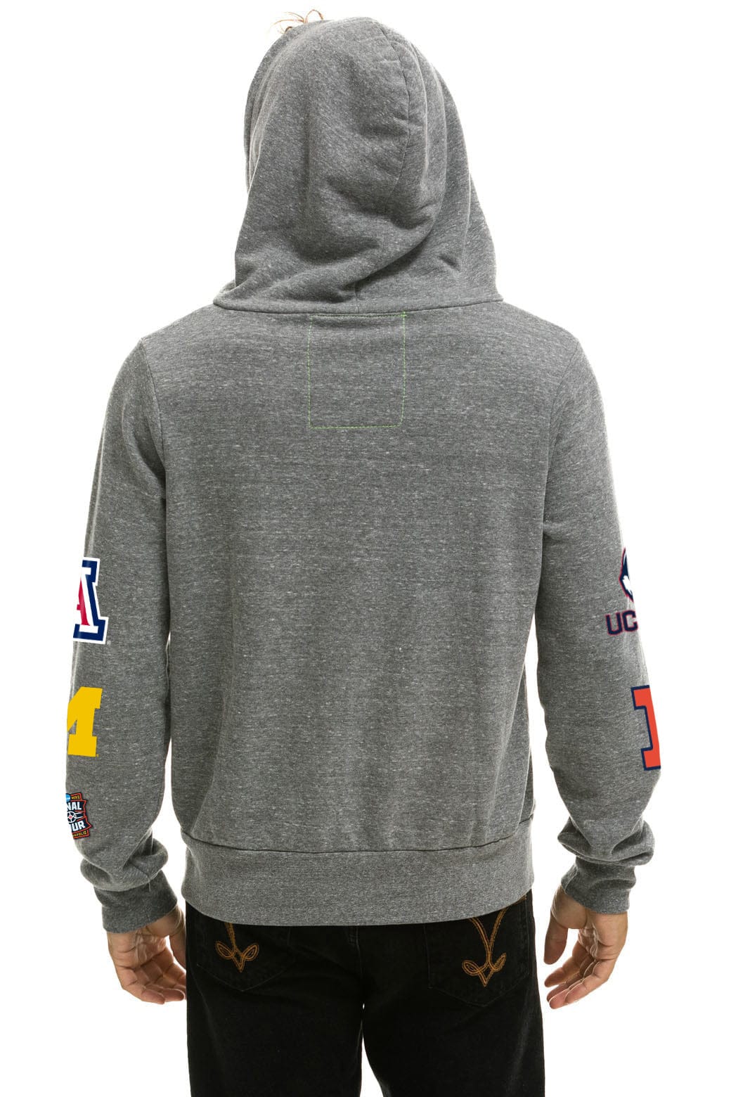 Retro FINAL FOUR INDIANAPOLIS 2026 ZIP HOODIE - HEATHER GREY