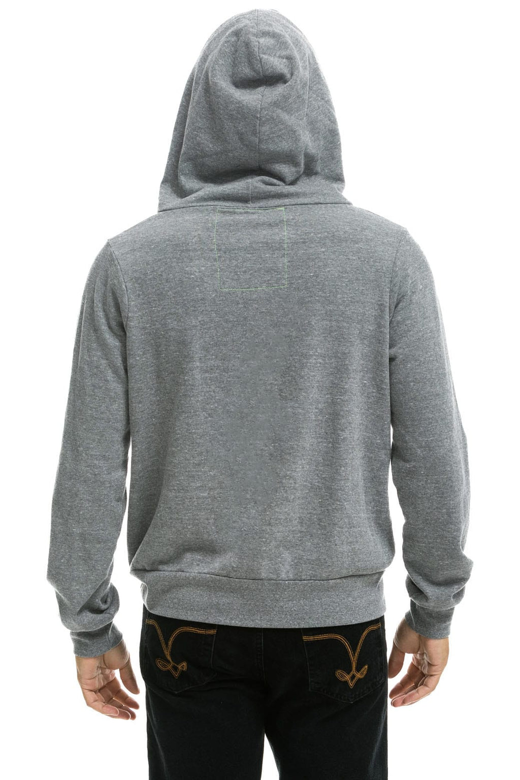 Retro DISCO ZIP HOODIE - HEATHER GREY