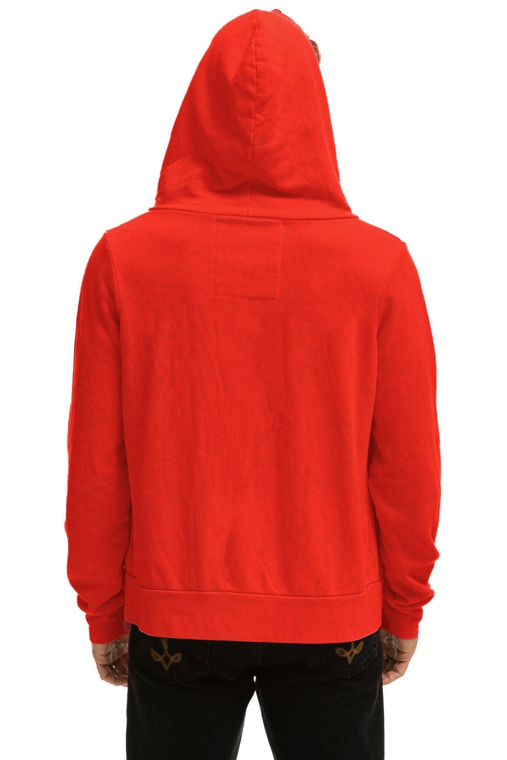 Retro DISCO ZIP HOODIE - RED