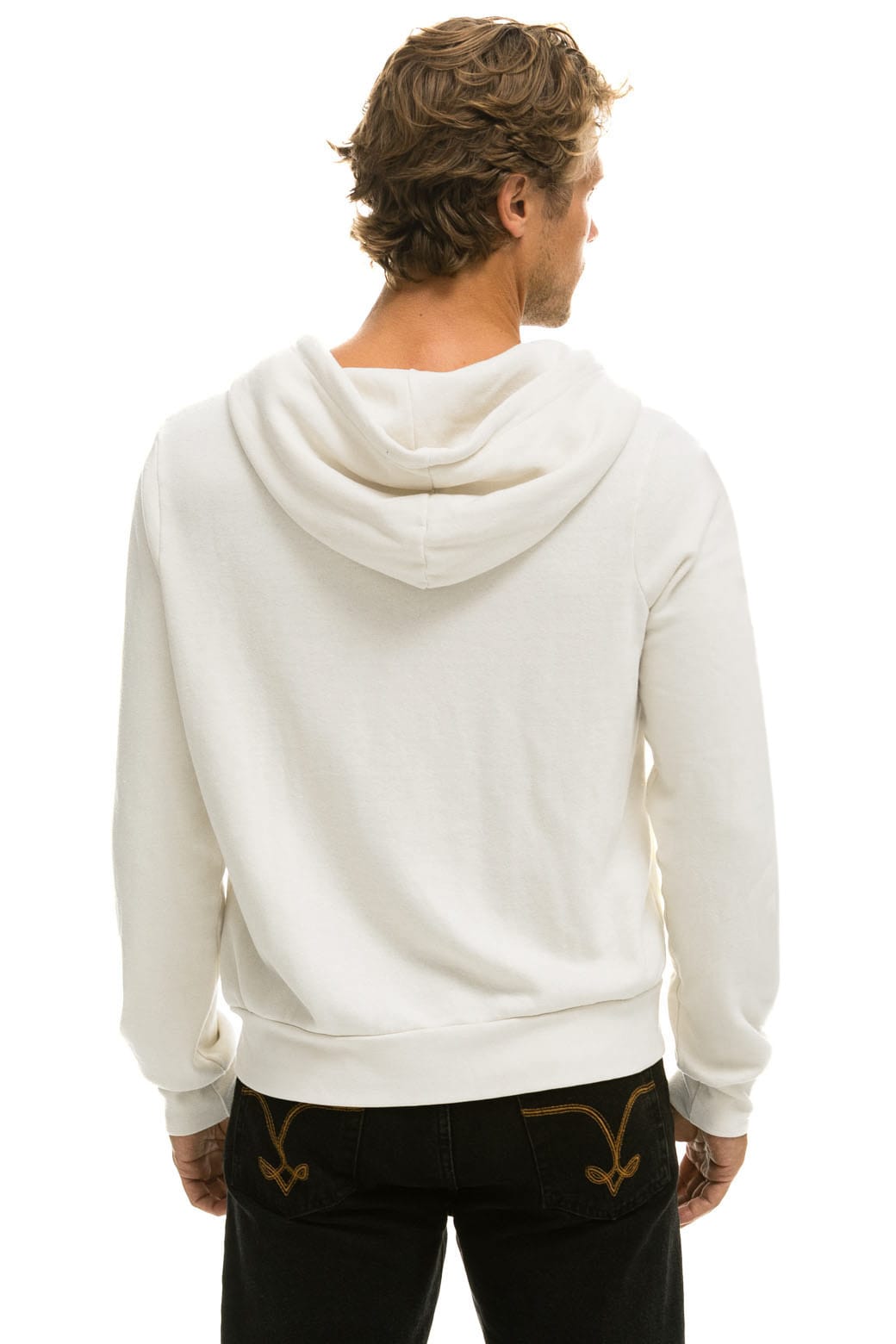Retro MALIBU CHILI COOK-OFF 2026 ZIP HOODIE - VINTAGE WHITE