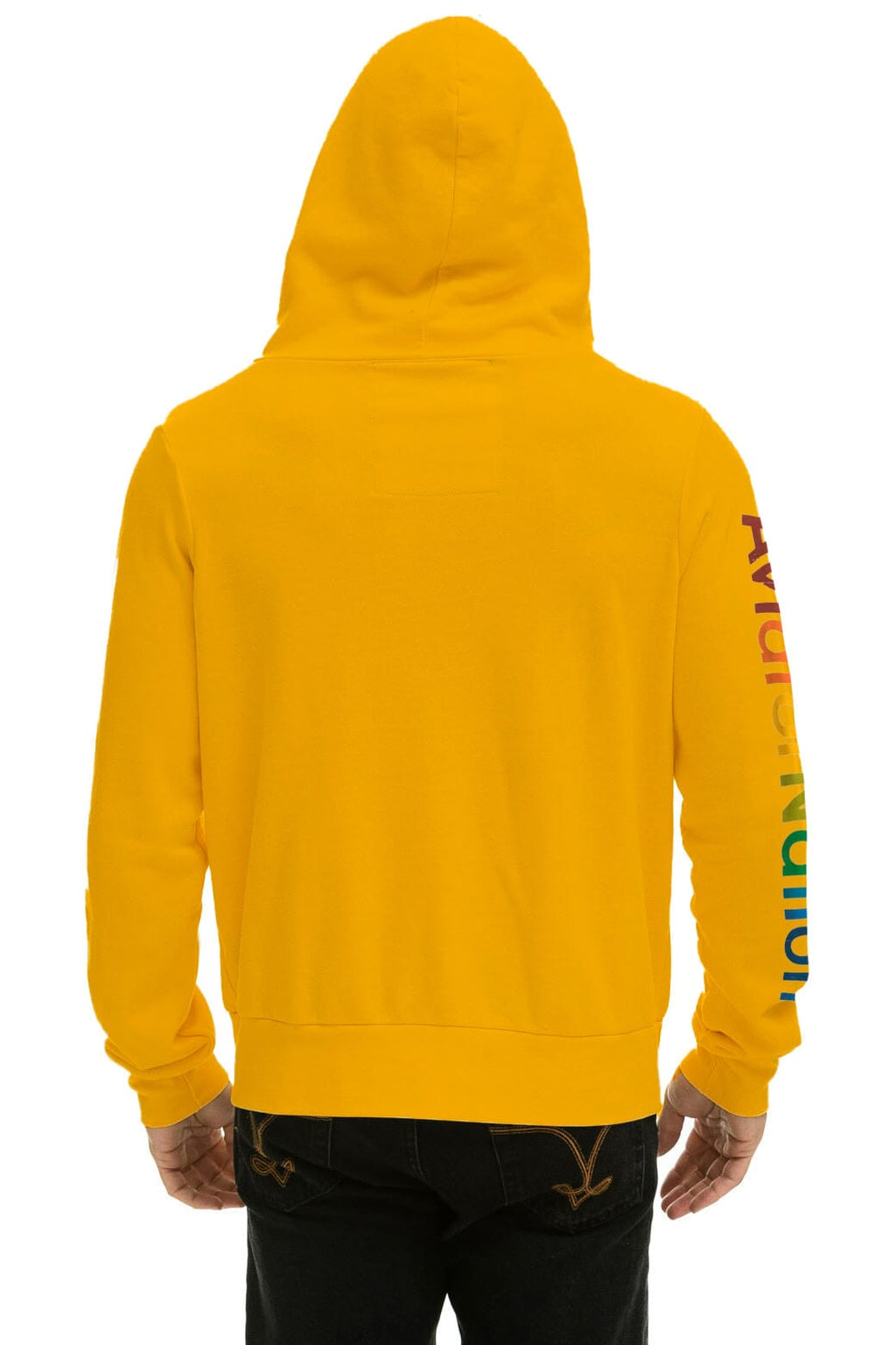 Retro AVIATOR NATION VENICE HOODIE - GOLD
