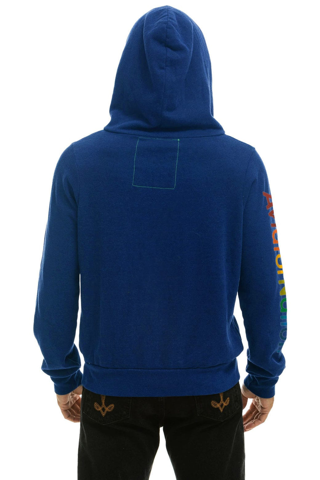 Retro AVIATOR NATION VENICE ZIP HOODIE - ROYAL