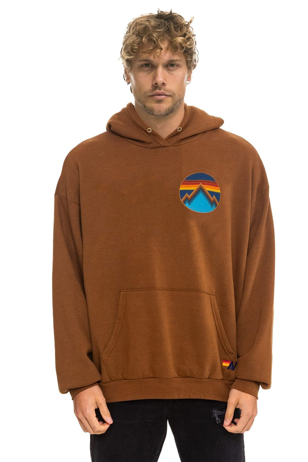 Retro ALL SEASONS RELAXED PULLOVER HOODIE - CINNAMON