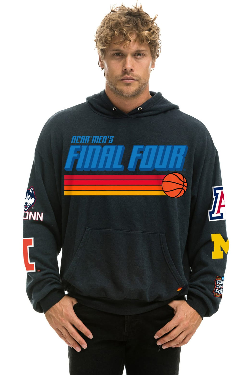 Retro FINAL FOUR INDIANAPOLIS 2026 PULLOVER HOODIE - CHARCOAL