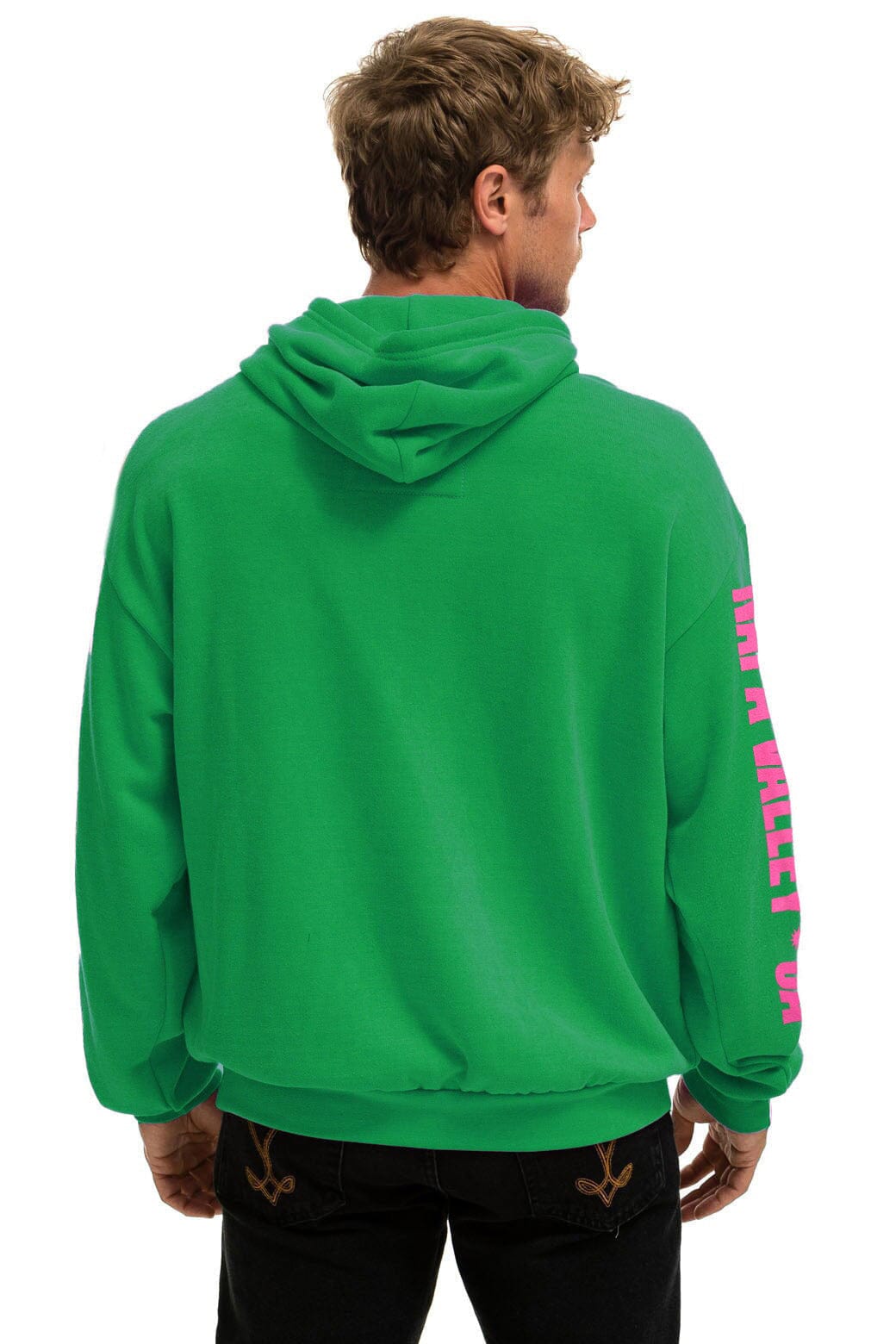 Retro LA ONDA 2025 RELAXED PULLOVER HOODIE - KELLY GREEN