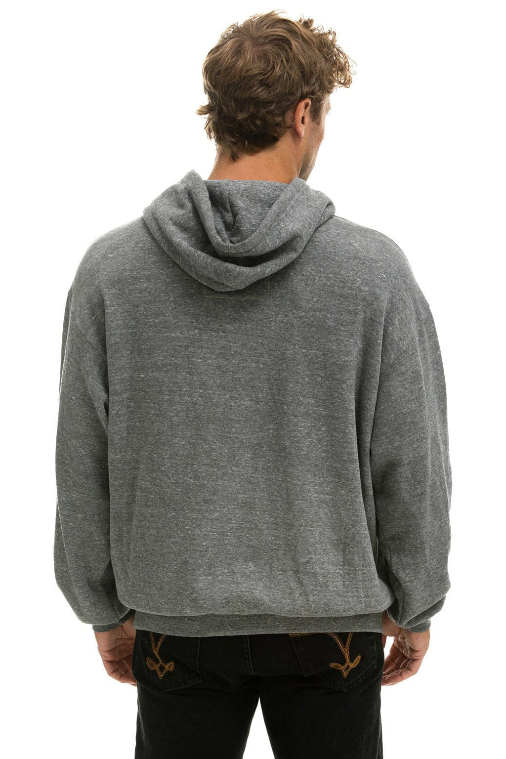 Retro UNIVERSITY OF TEXAS STATE LOGO PULLOVER HOODIE RELAXED - HEATHER