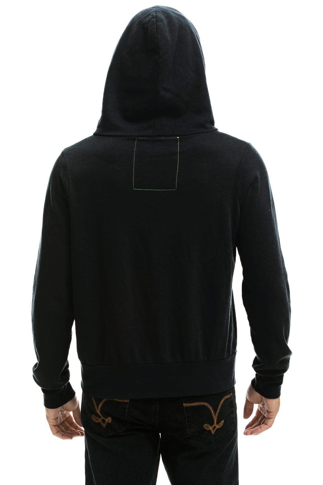 Retro 5 STRIPE HOODIE - BLACK