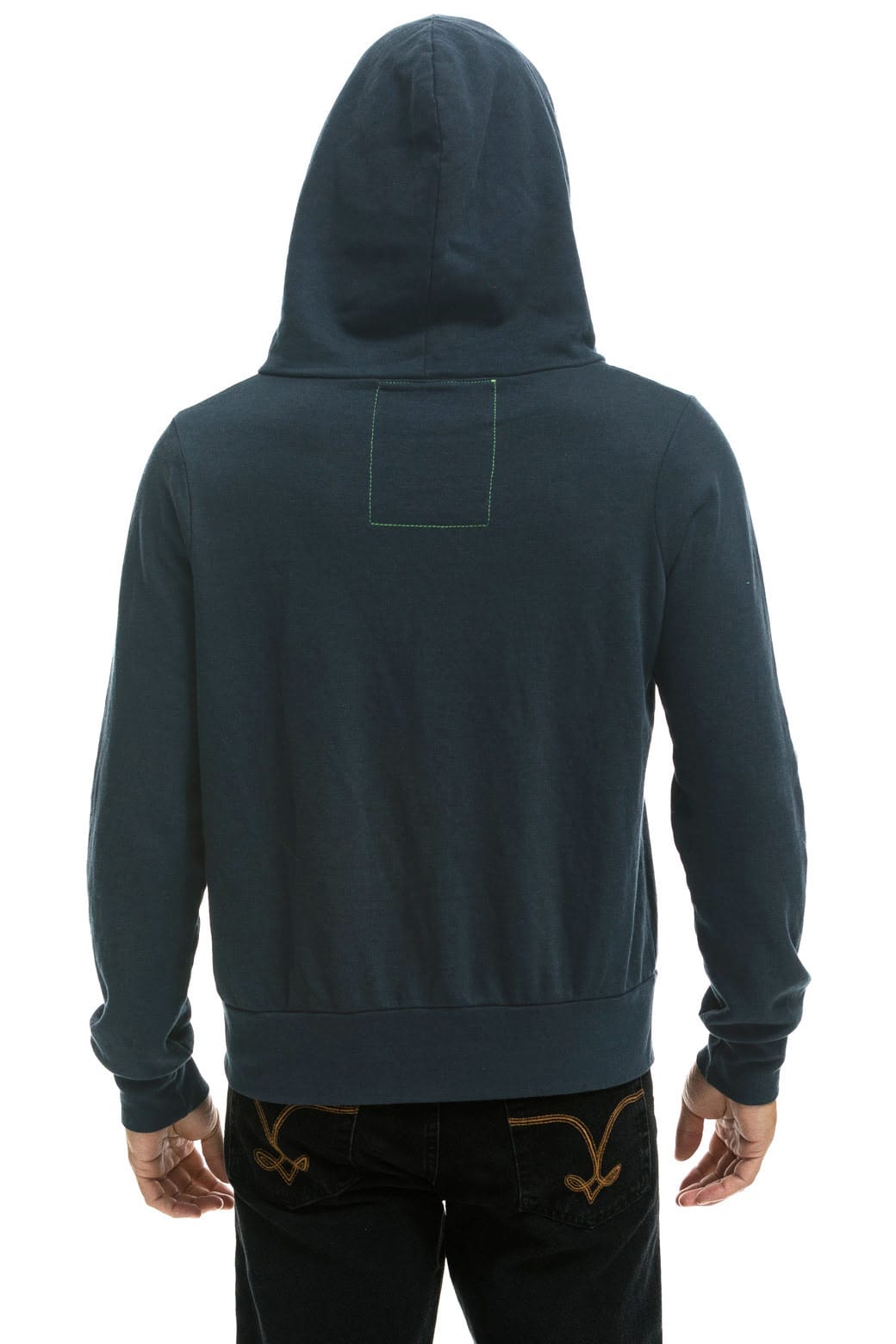 Retro 5 STRIPE HOODIE - CHARCOAL PINK PURPLE