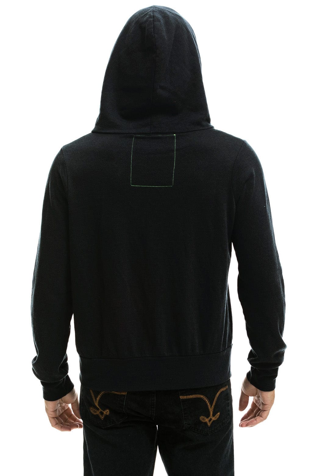 Retro ZAC BROWN BAND 2025 ZIP HOODIE - BLACK