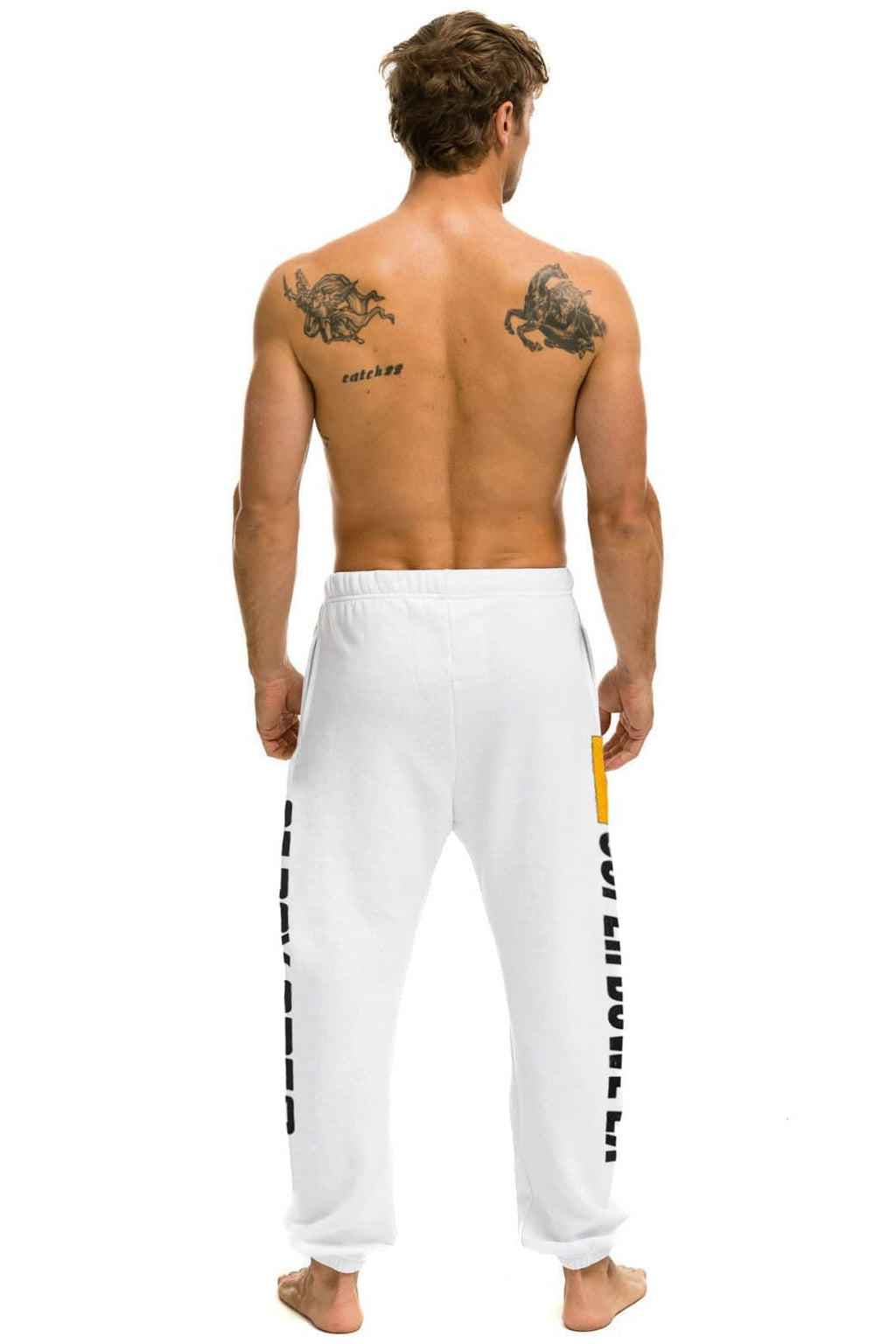 Retro SUPER BOWL 2026 UNISEX SWEATPANTS - WHITE