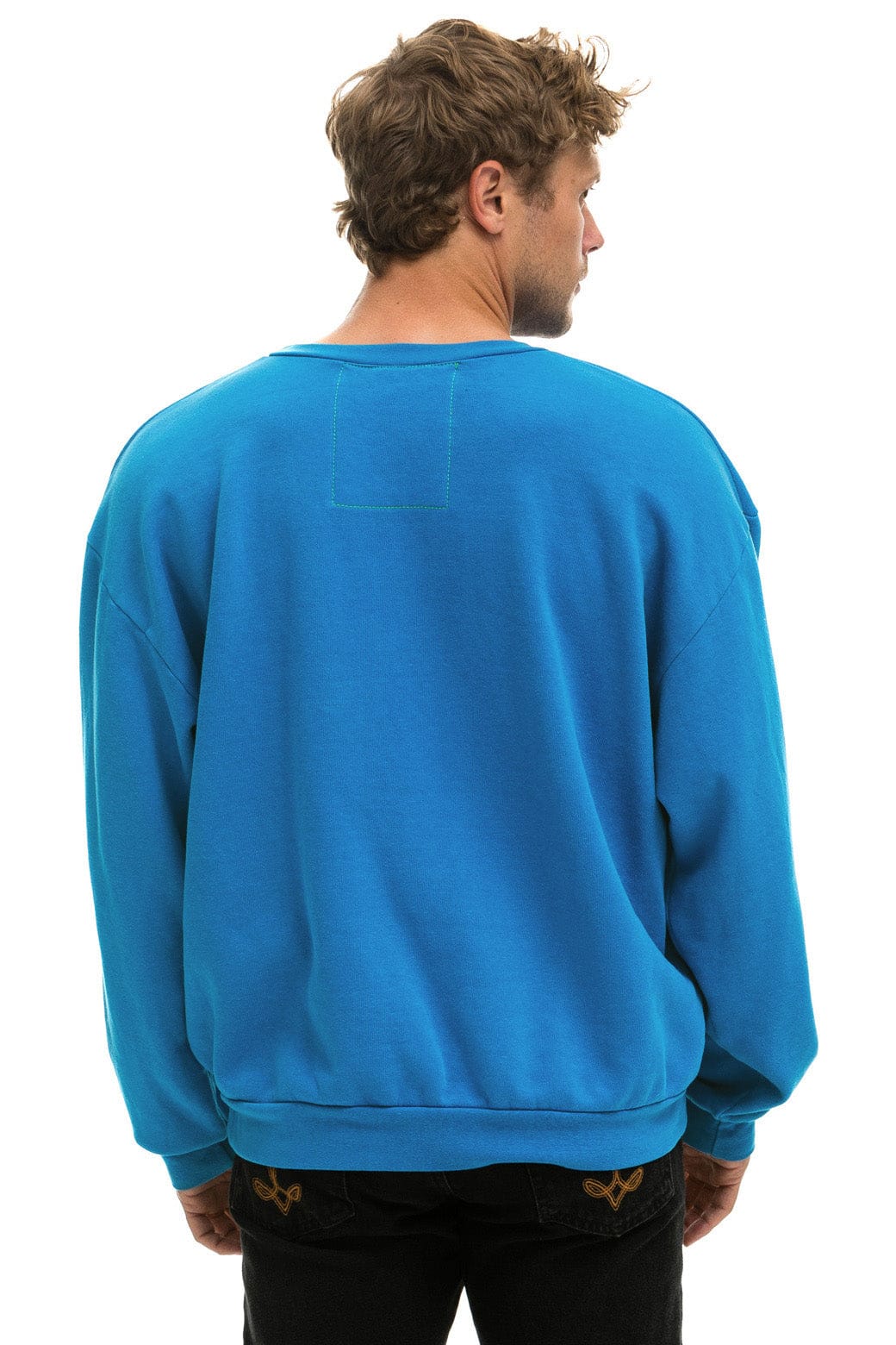 Retro GOLDENSKY FESTIVAL 2024 CREW SWEATSHIRT RELAXED - COBALT