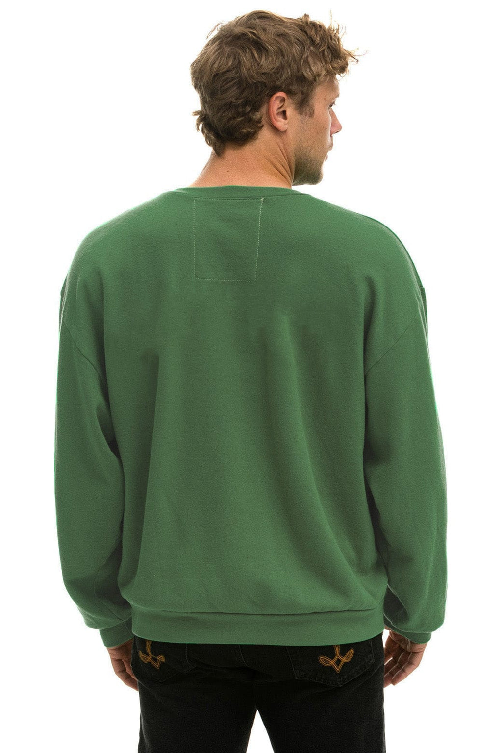 Retro LOGO RELAXED CREW SWEATSHIRT - PALM
