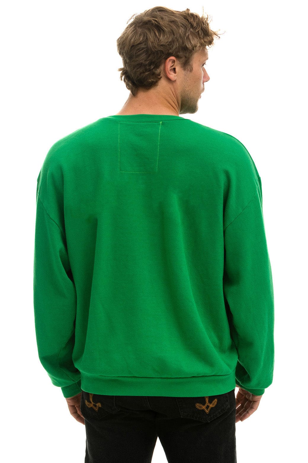 Retro WINDY CITY SMOKEOUT 2025 CREW SWEATSHIRT RELAXED - KELLY GREEN