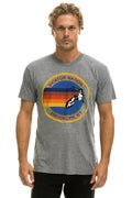 Retro SIGNATURE BROOKLYN TEE - HEATHER GREY